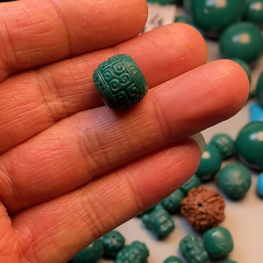 玻璃颈饰13mm回纹老型