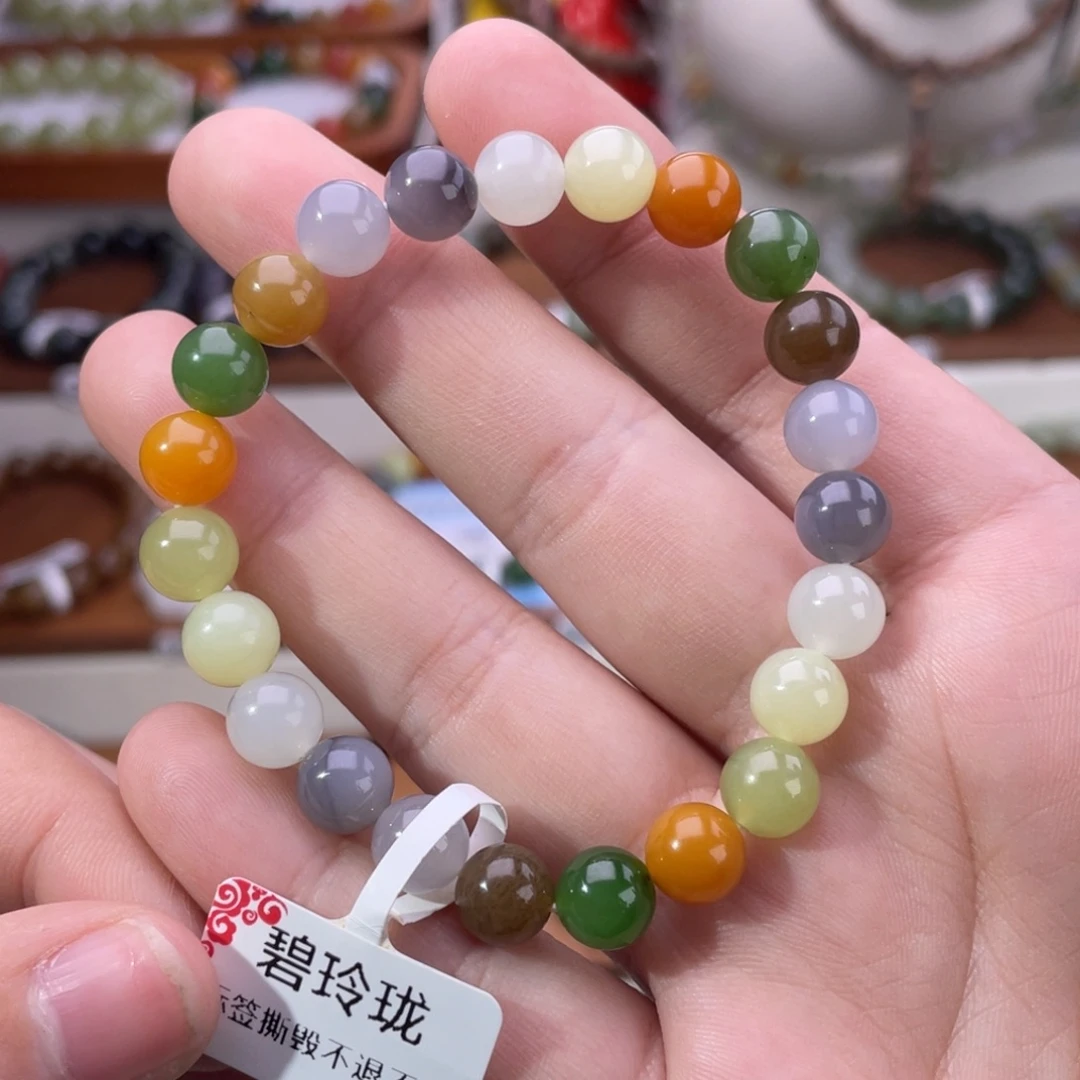 和田玉未镶嵌手串8mm