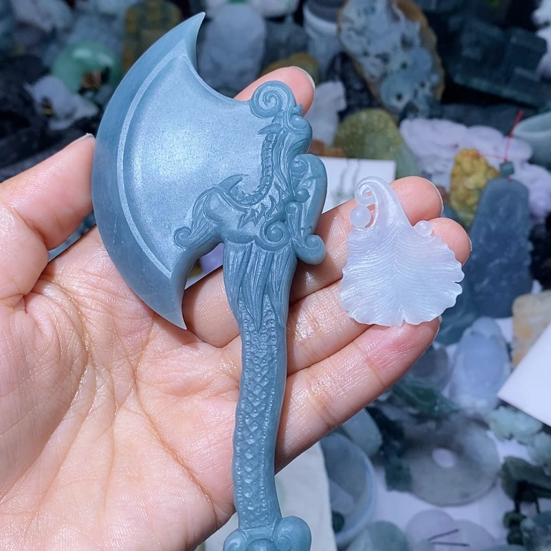 【闪购商品】定制翡翠未镶嵌艾****管翡翠