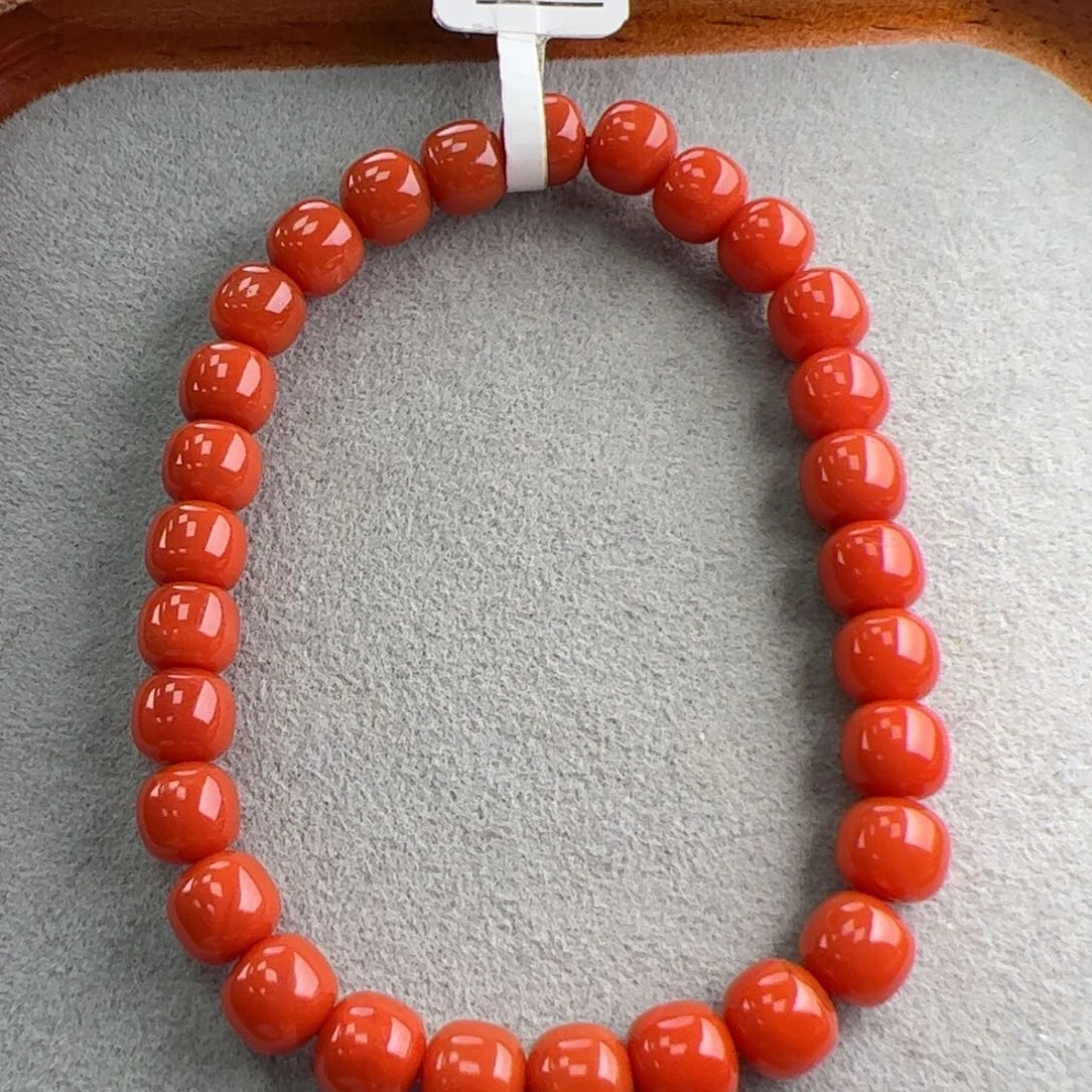 南红玛瑙（保山老型手串7+）未镶嵌