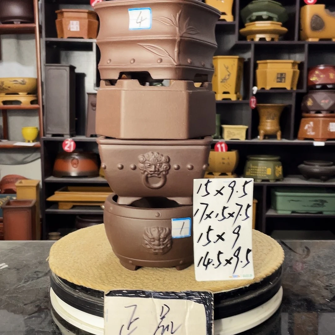 D-盆尚好紫砂花盆