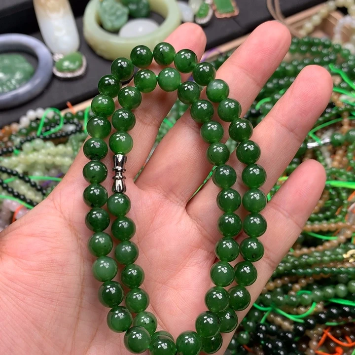 和田玉未镶嵌手链104