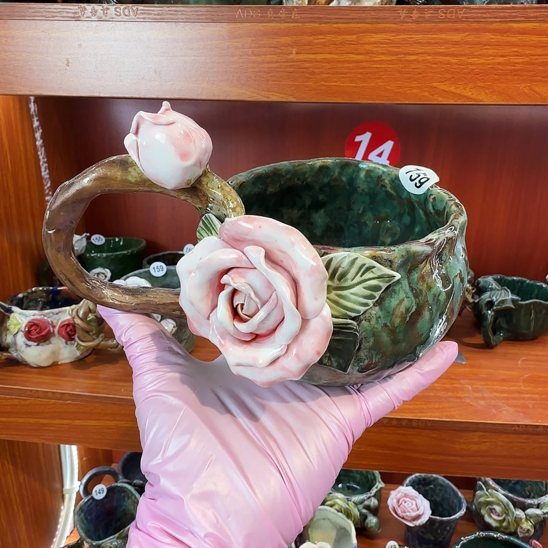 纯手工咖啡杯，餐具