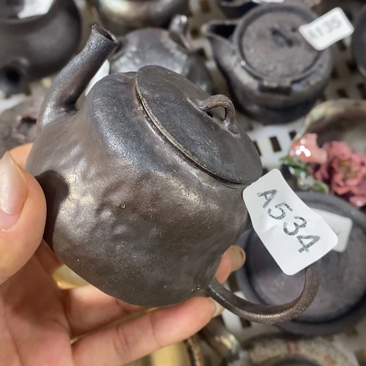 柴烧裸烧纯手工制作瑕疵瑕疵
