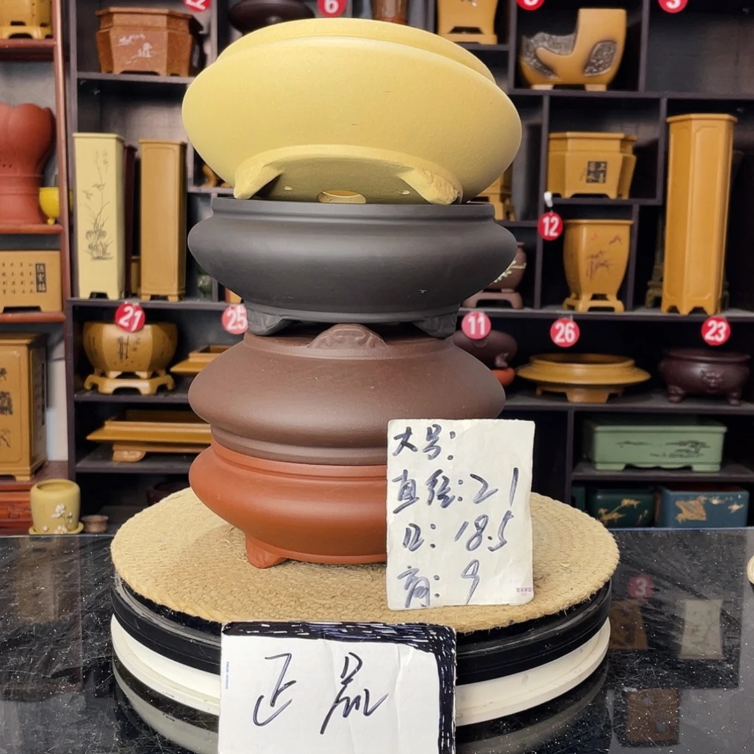 D-盆尚好紫砂花盆