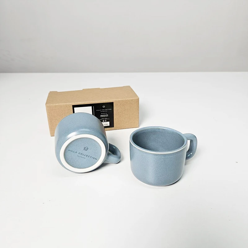 【颜色可选/6x4.7cm】摩瑟DP【丹麦V家浓缩咖啡杯2只】HAZC玻璃花瓶