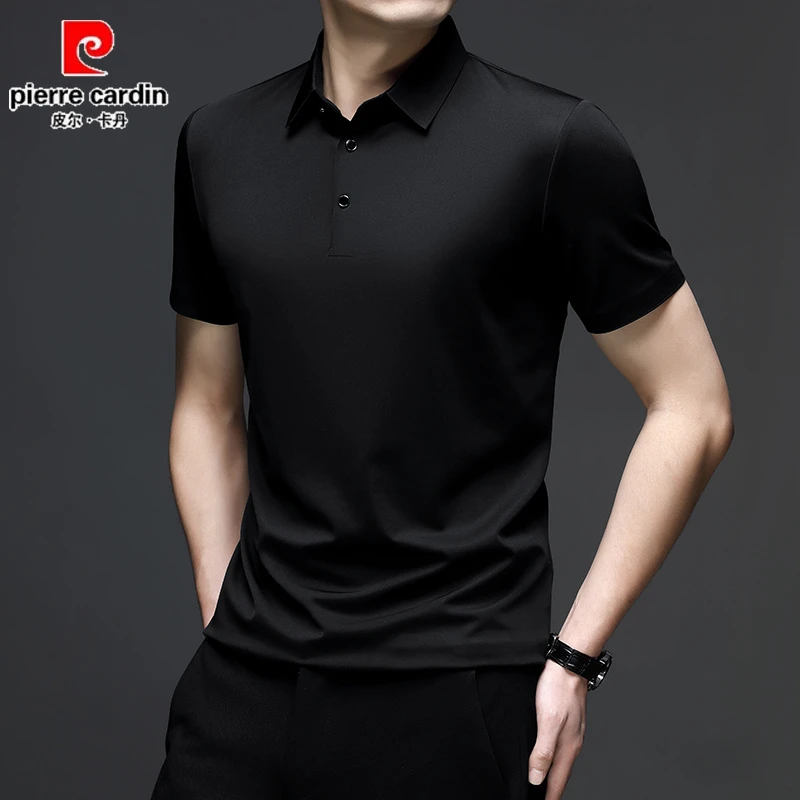 【含桑蚕丝】皮尔卡丹POLO衫夏季男士短袖爆款2025新款痞帅翻领T恤