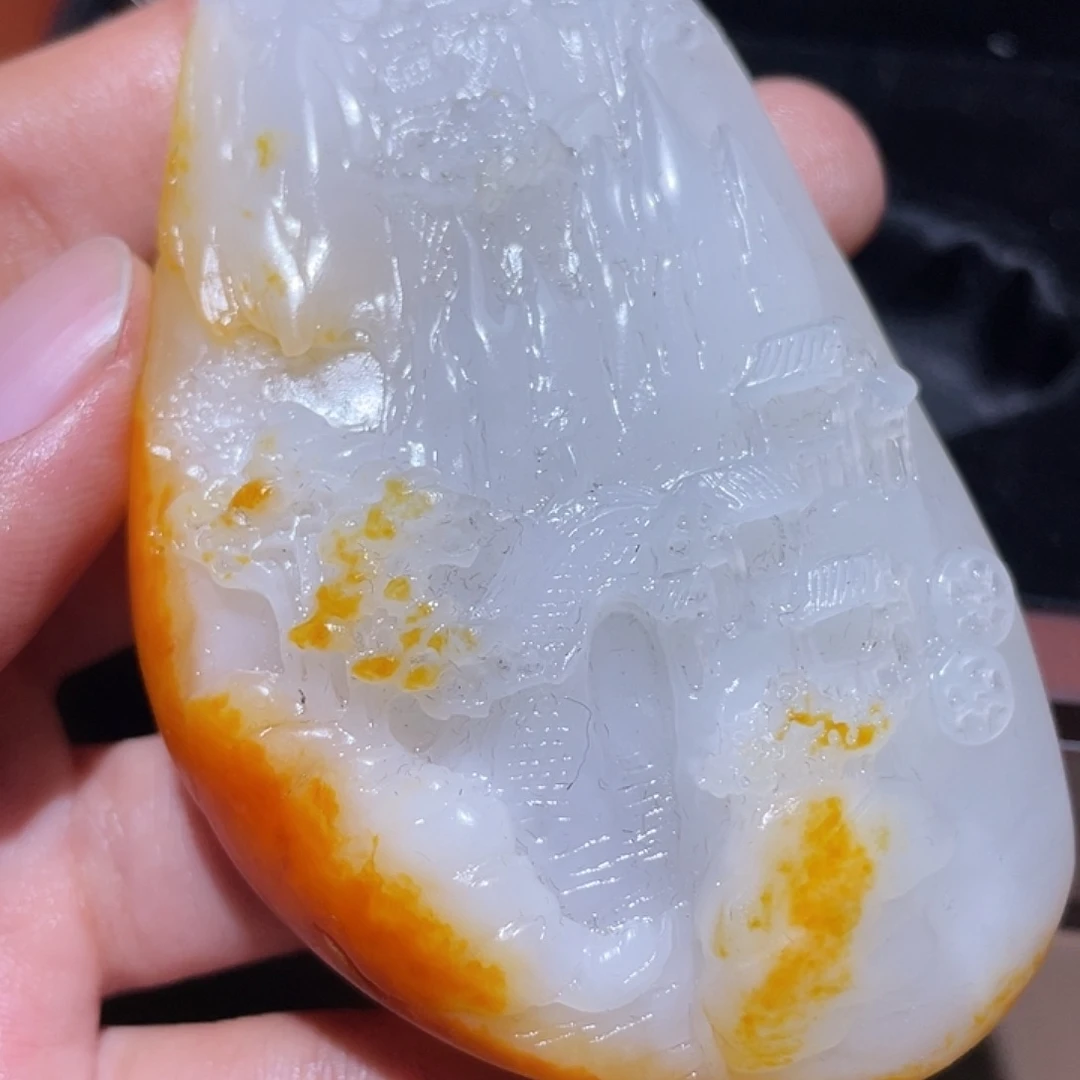 和田玉颈饰未镶嵌Y