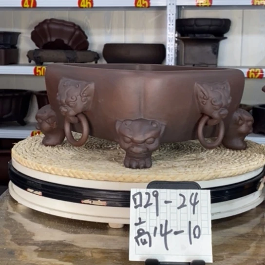 花盆紫砂宜兴紫砂花盆产地直销