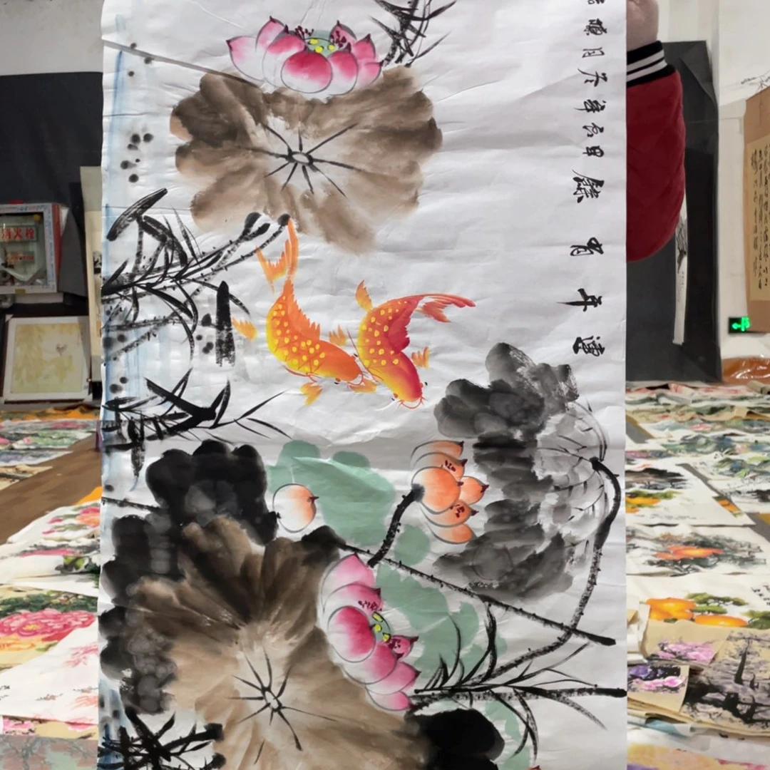 国画国画作品画心一张