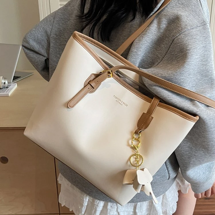 单肩包爆款特价托特包单肩包2025年秋季PU拉链