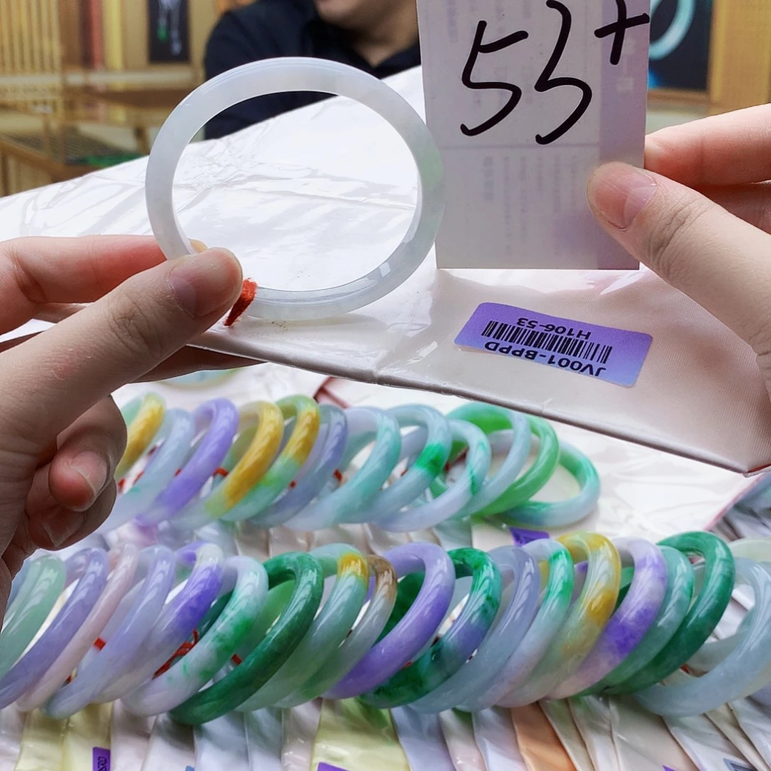 翡翠未镶嵌手镯mk