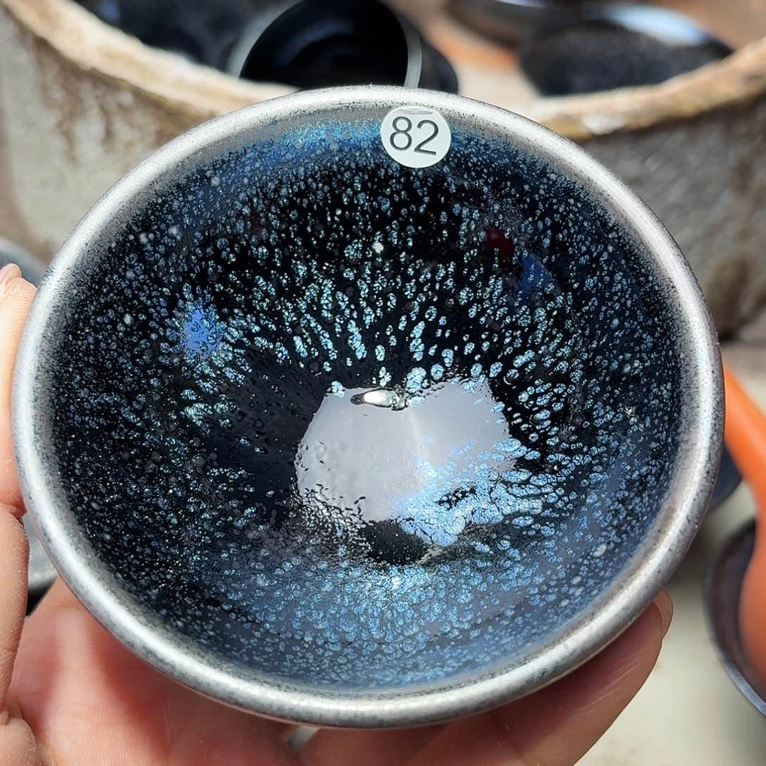 茶盏义兴龙窑建盏1天82