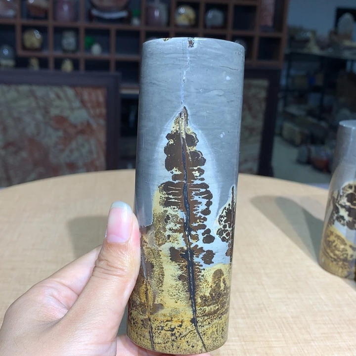 ，广西国画石摆件，收藏观赏