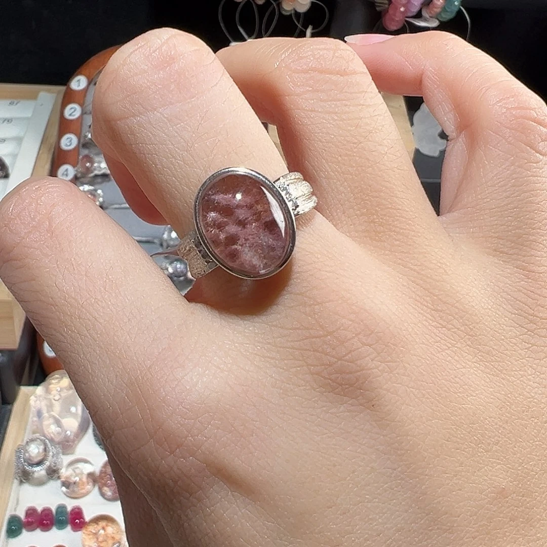 银S925镶嵌水晶戒指