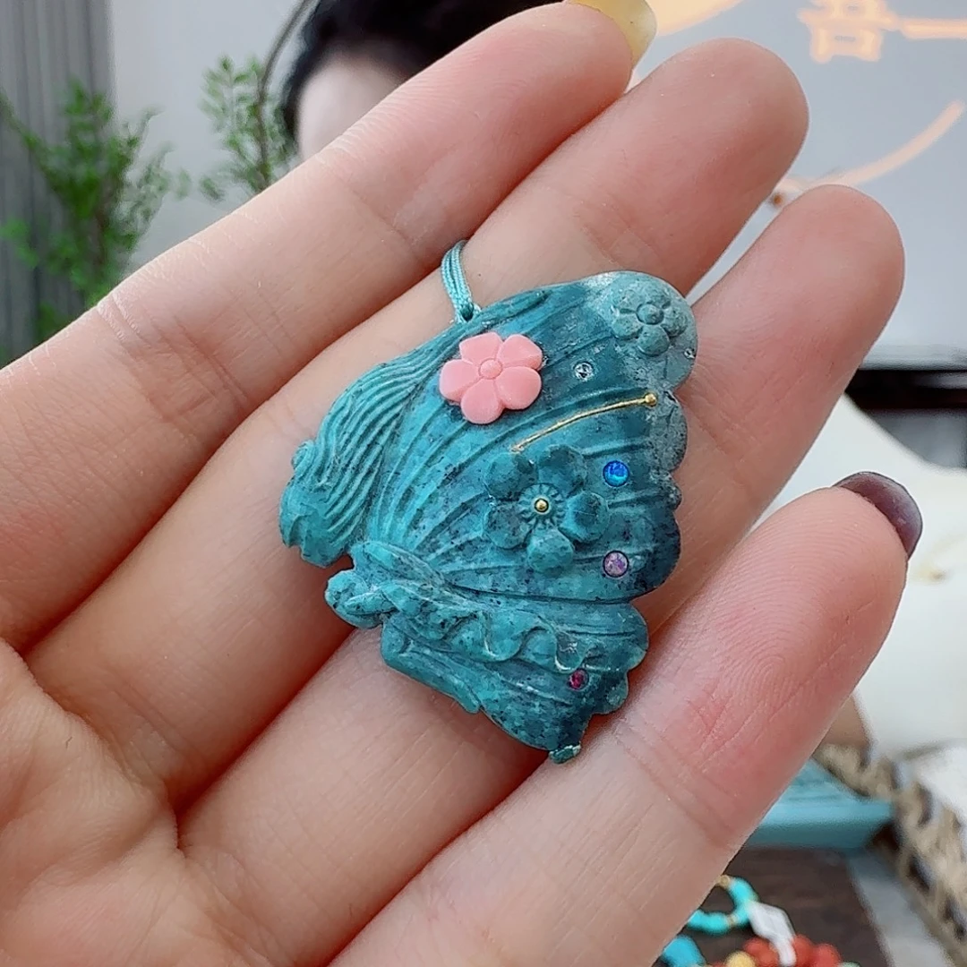 恋****绿松石未镶嵌珠宝奇石