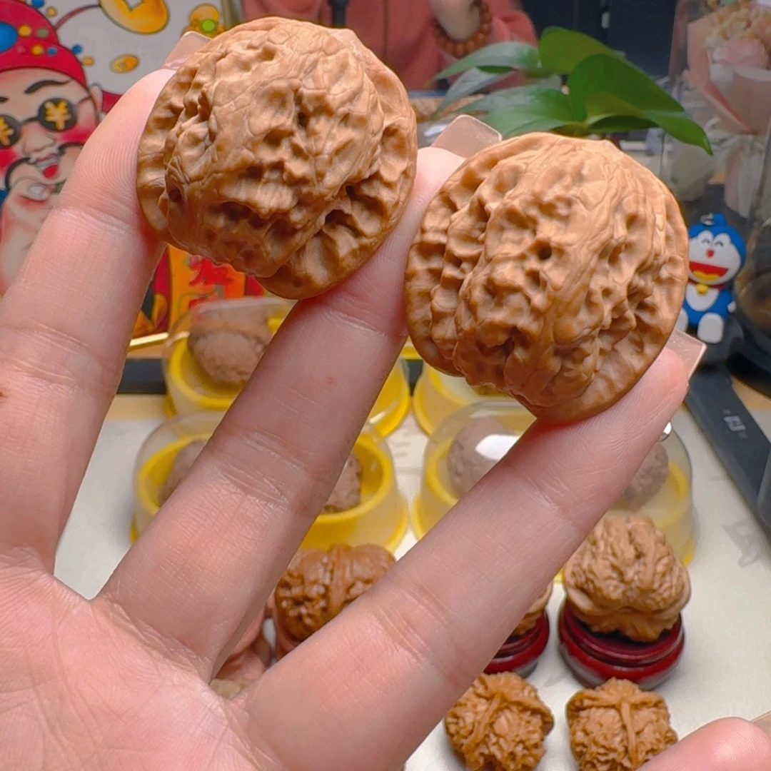 核桃把件34尺寸野狼