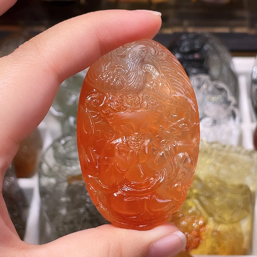 颈饰未镶嵌水晶a*羊红兔毛