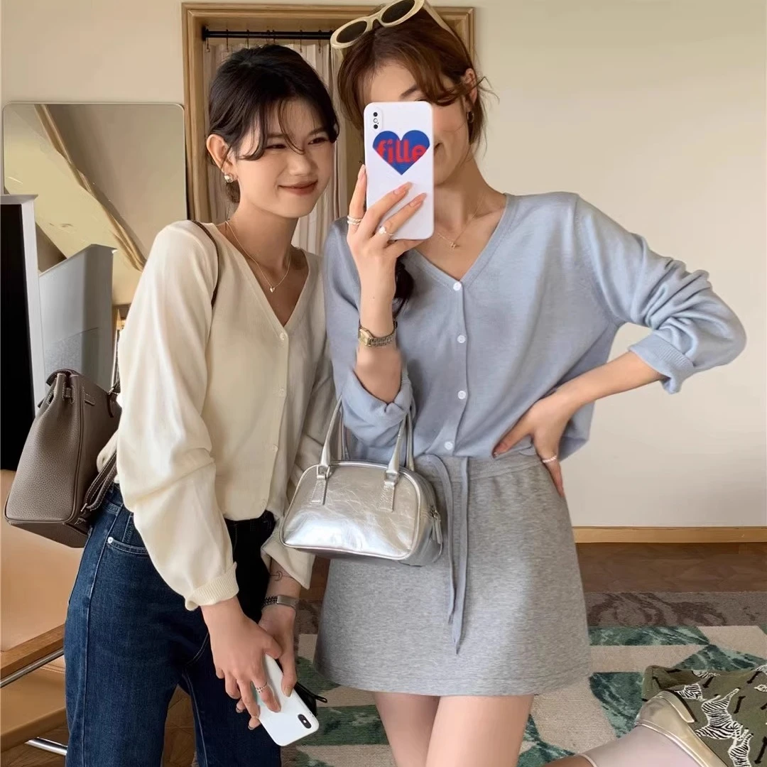 针织开衫慵懒风2025新款毛针织衫春秋毛衣女爆款时尚休闲显瘦上衣