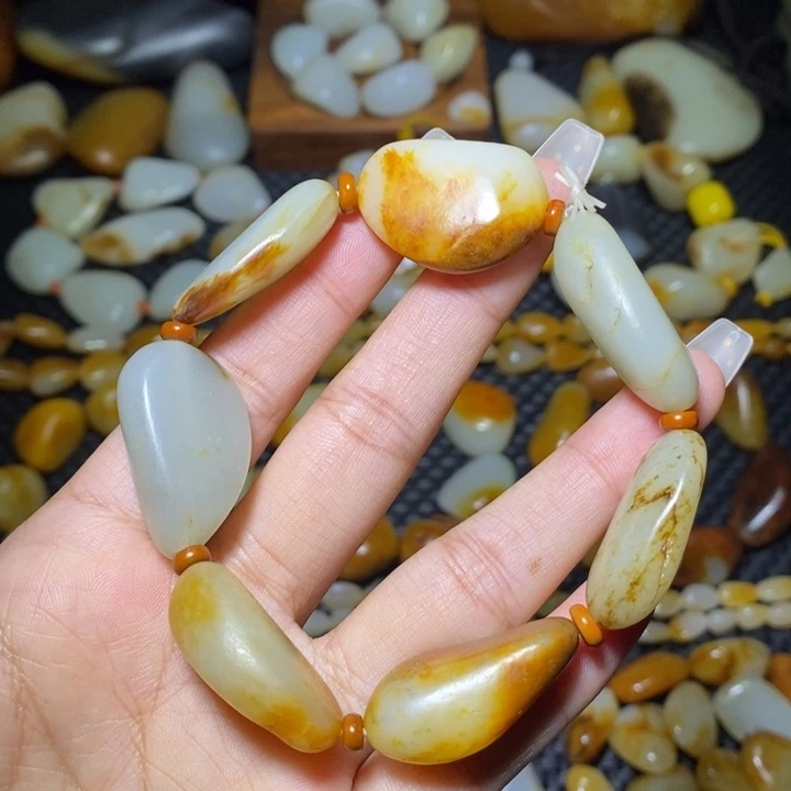 和田玉手链未镶嵌