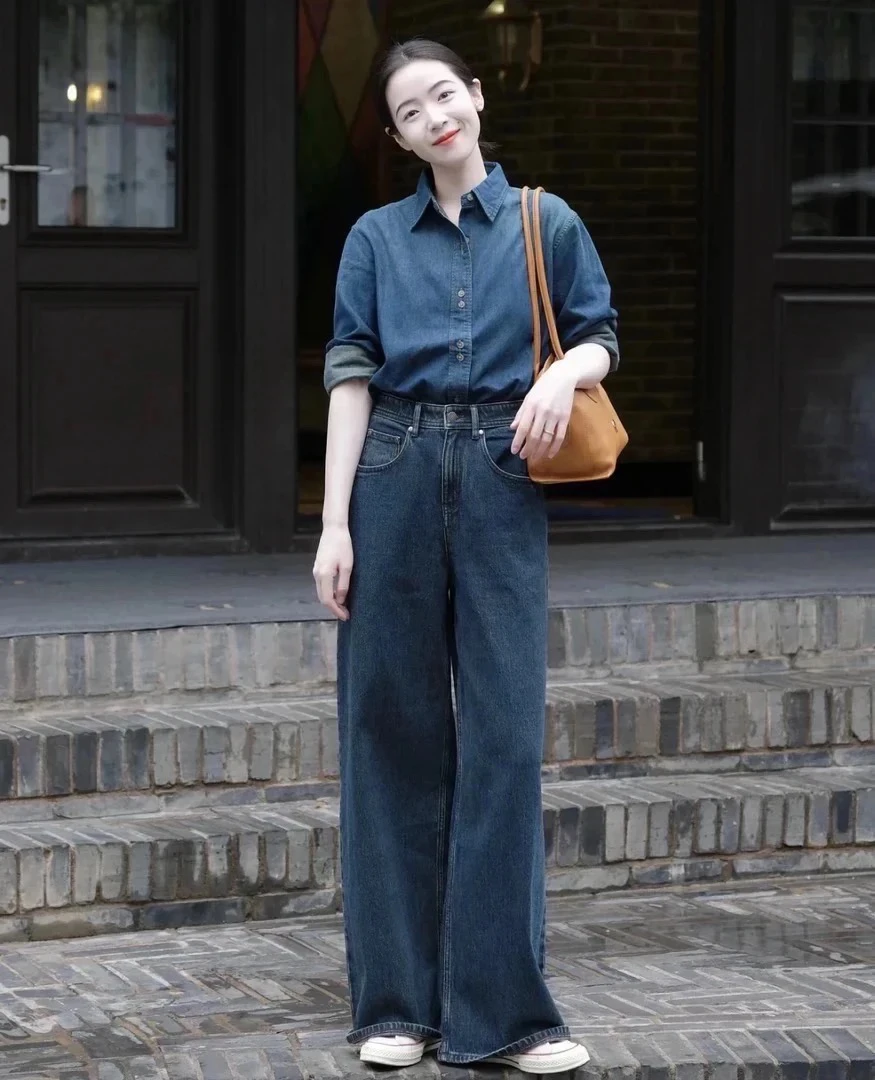 R单色时尚百搭韩版衬衫