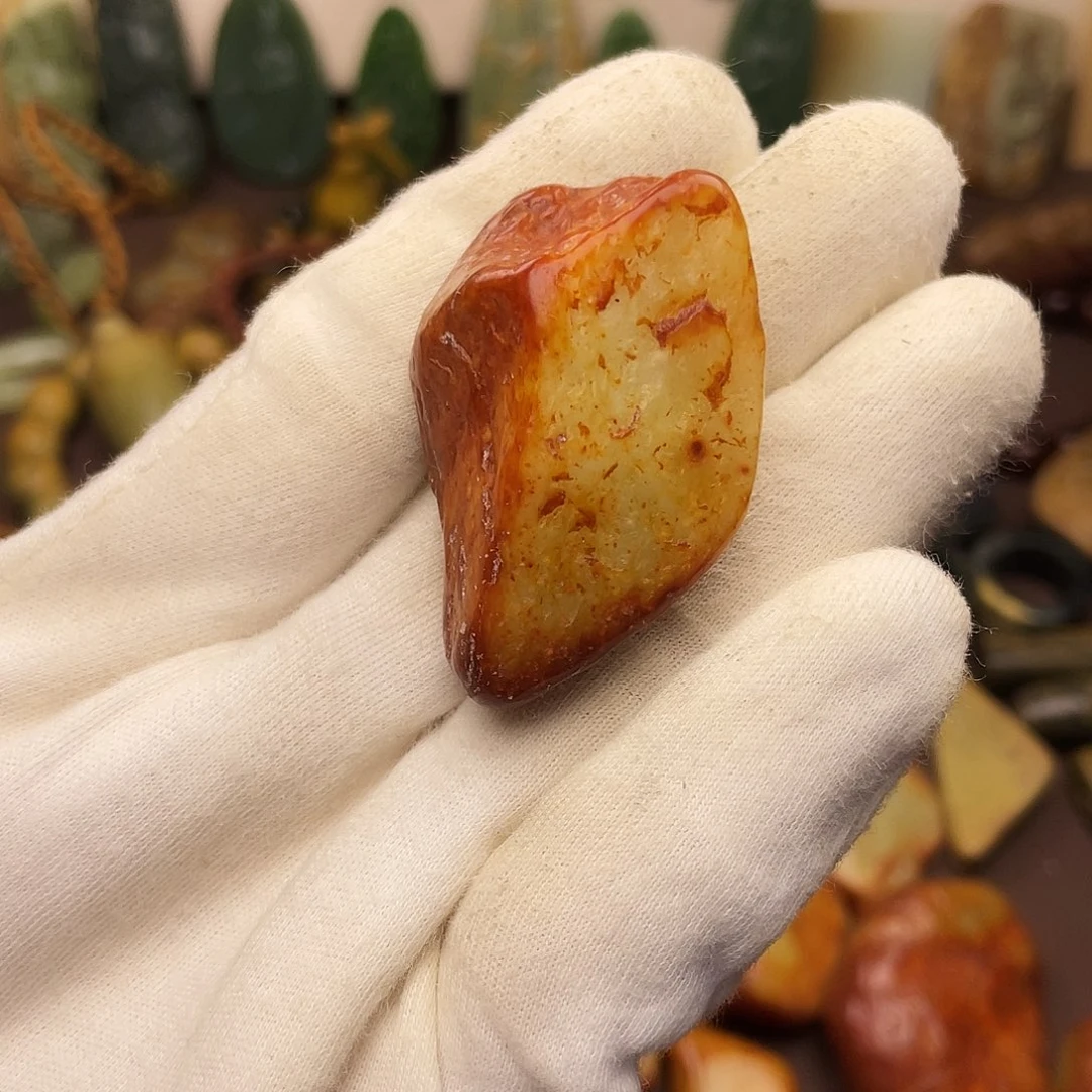岫岩河磨玉（透闪石质玉）未镶嵌颈饰