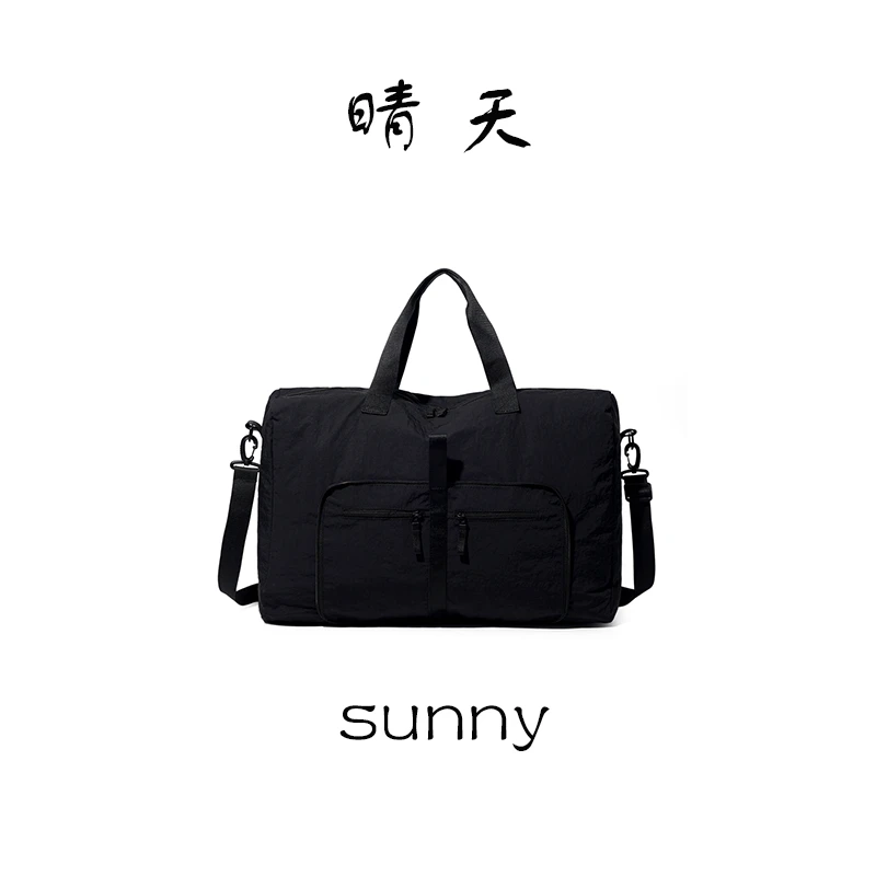 晴天家“收纳折叠”超大号旅行包大容量斜挎包35319