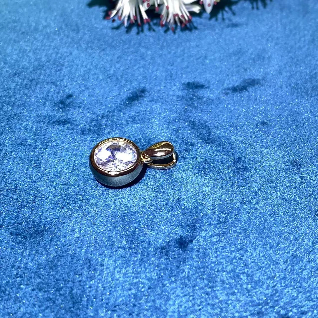 《千年甄选》中.缅F1-02玫泡泡款1CT吊坠