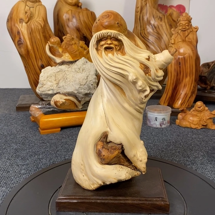 柏木（崖柏）寿星公摆件