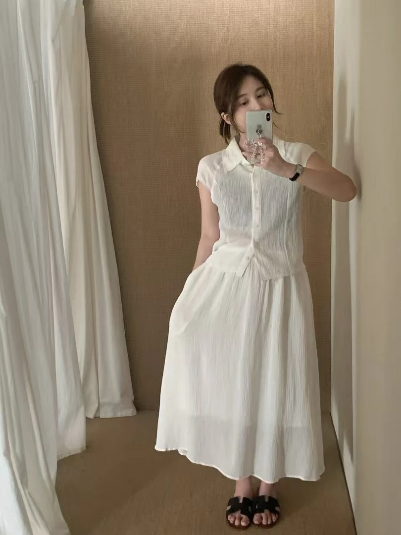 休闲肌理感半身裙