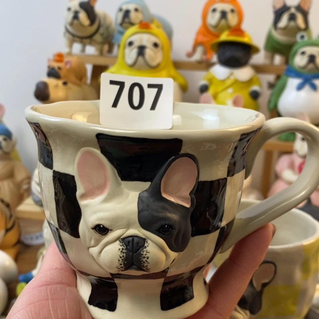 【闪购商品】707黑白花杯子陶瓷周边