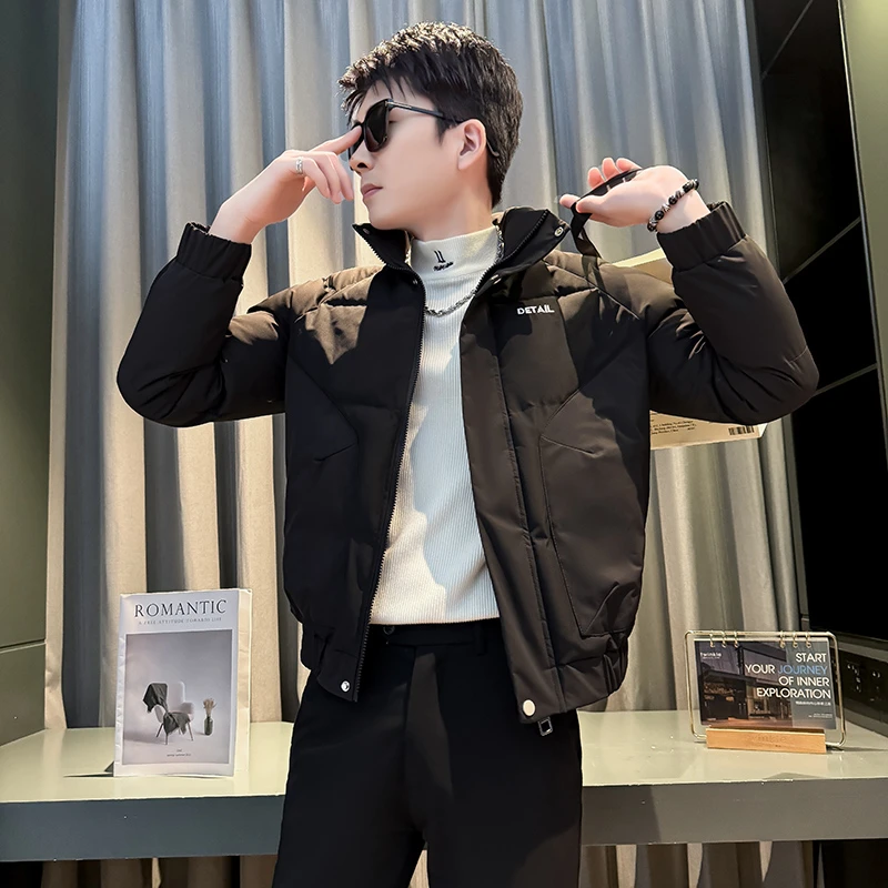 2025新款高级感立领棉服冬季男士痞帅休闲棉袄外套加厚保暖棉服