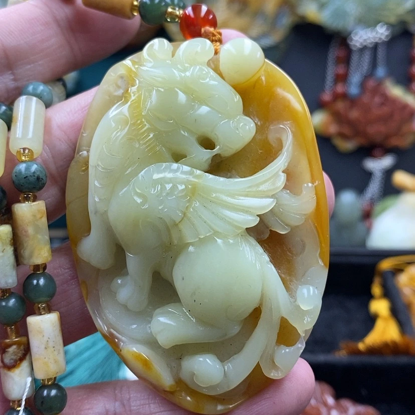 【闪购商品】蛇纹石玉未镶嵌吊坠感**切