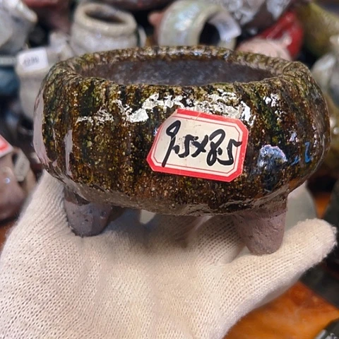 粗陶花盆手工花盆