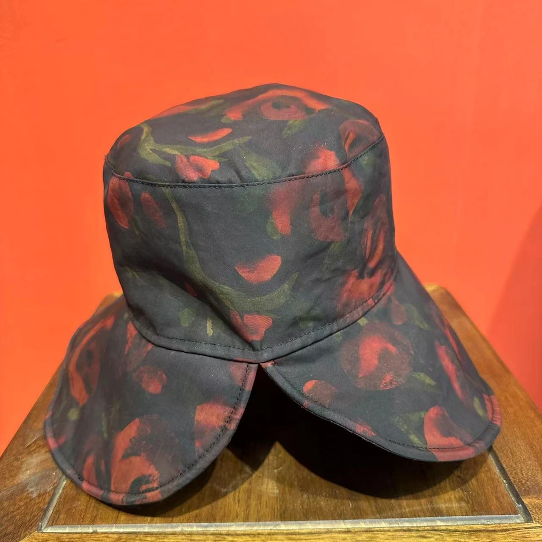 艾可原创 双面带帽子 电力纺印花香云纱 三经绞罗香云纱