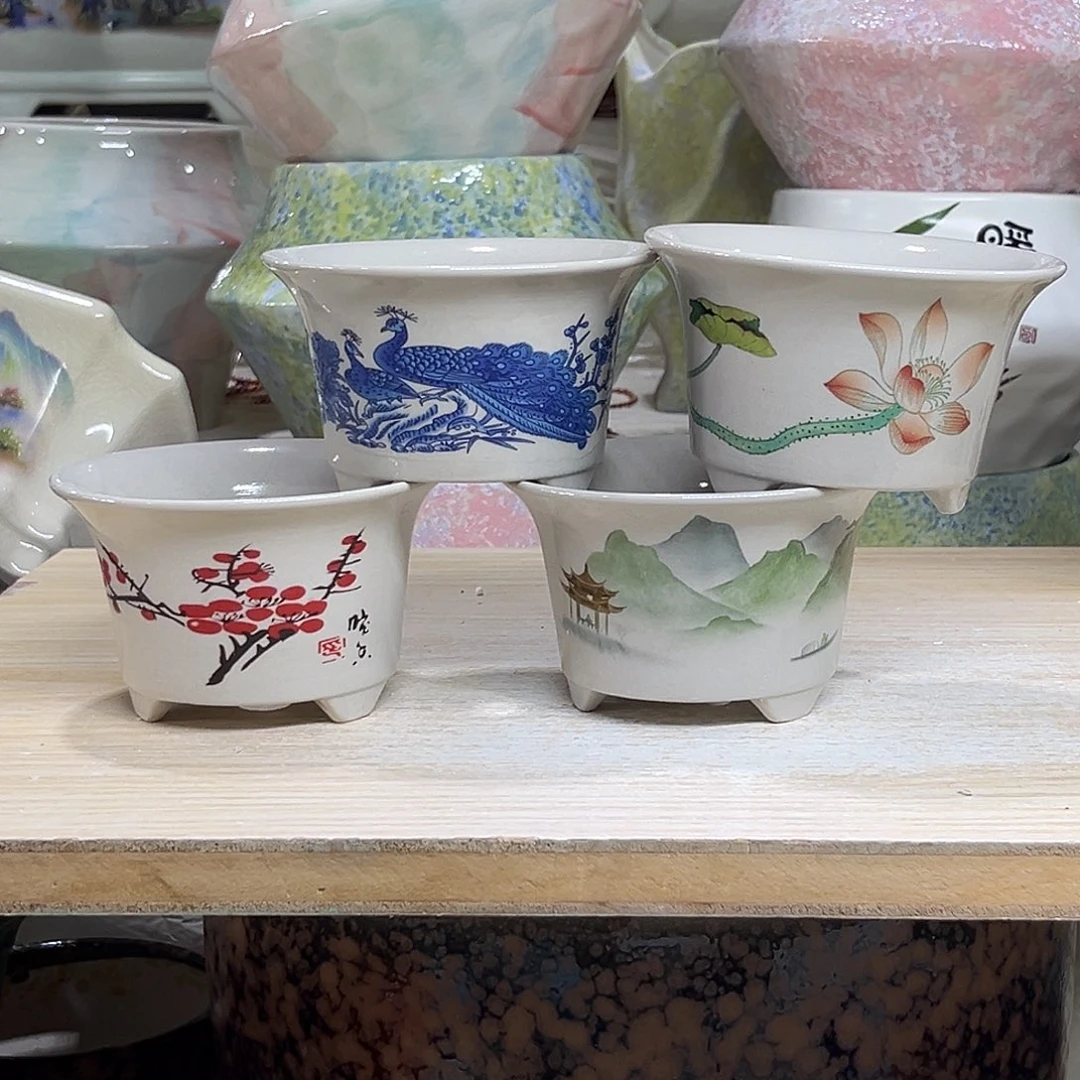 陶瓷绿植多肉微瑕花盆