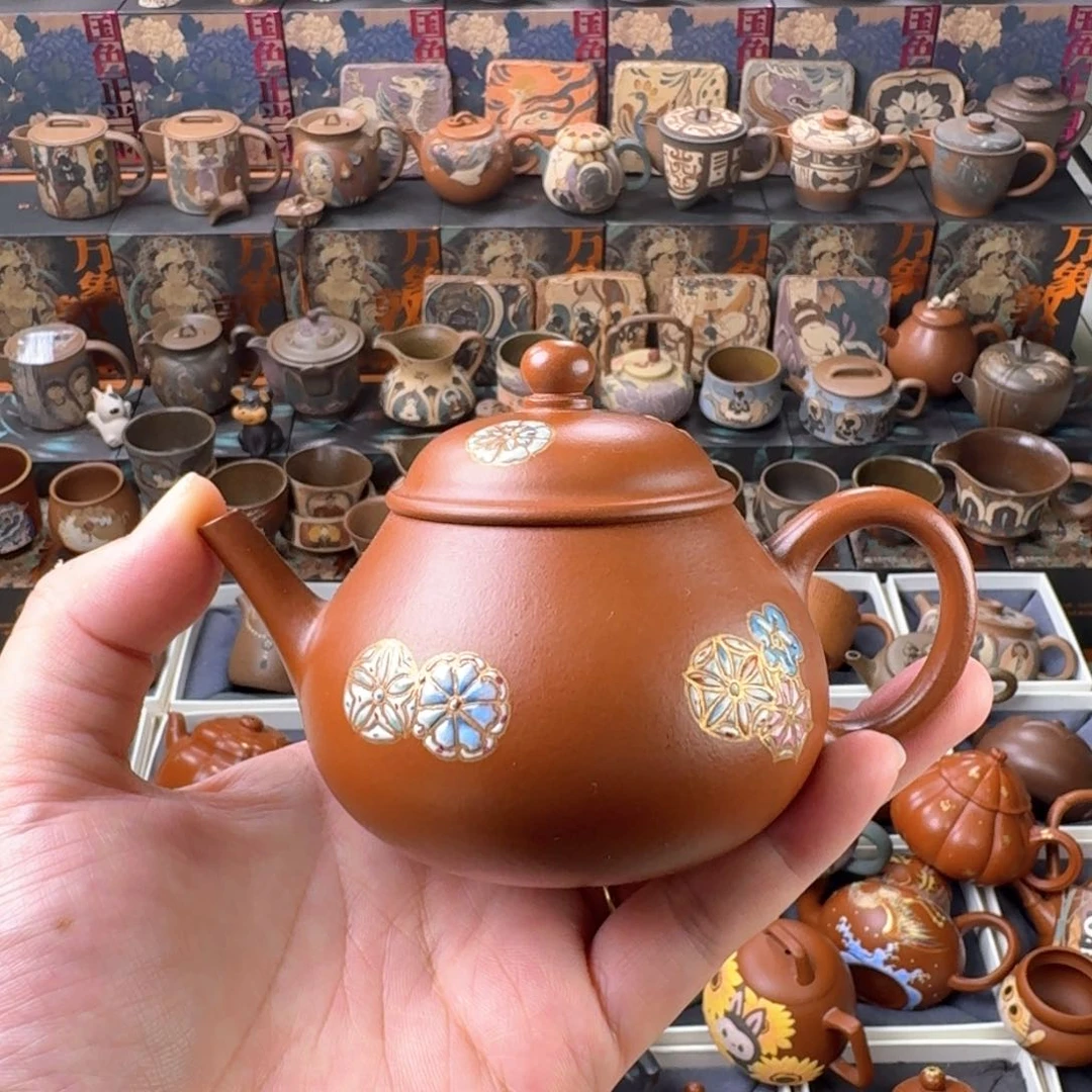 茶壶紫砂170ml原矿精工半手