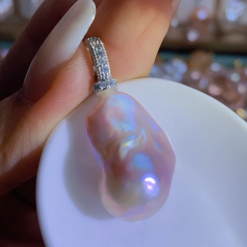 【闪购商品】淡水珍珠天然珍珠（微瑕）合金