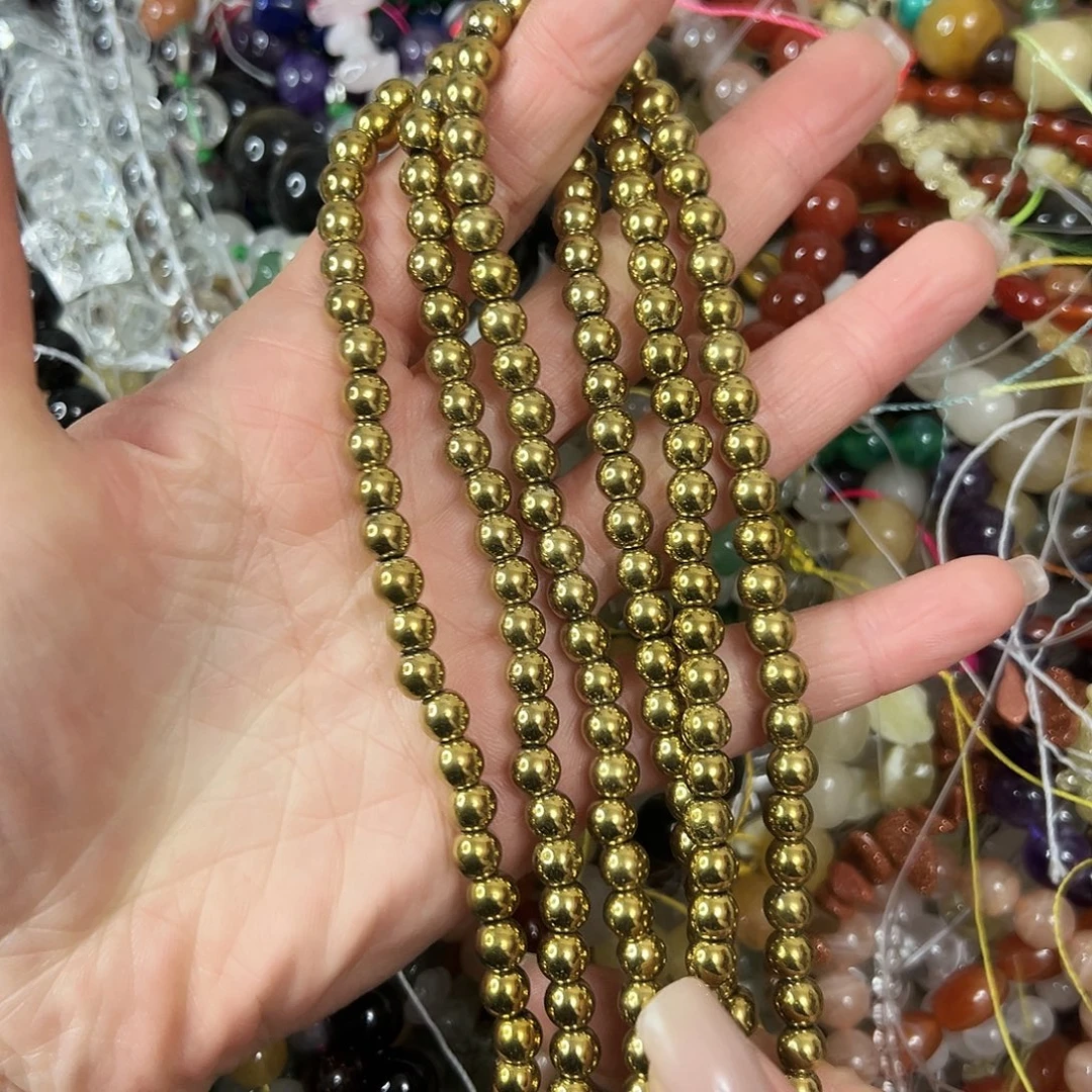 玛瑙/玉髓未镶嵌珠宝半成品，卡6黑胆石高保色一条