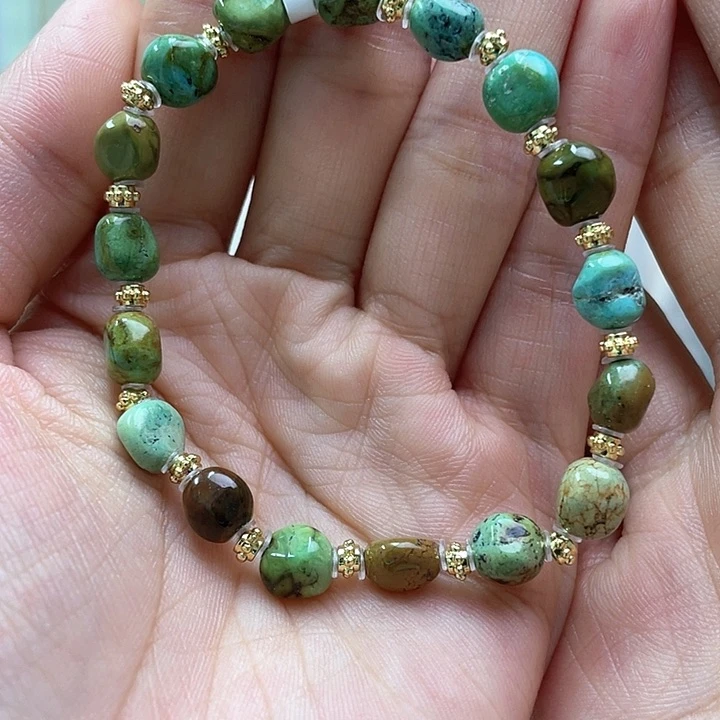 未镶嵌绿松石珠宝奇石