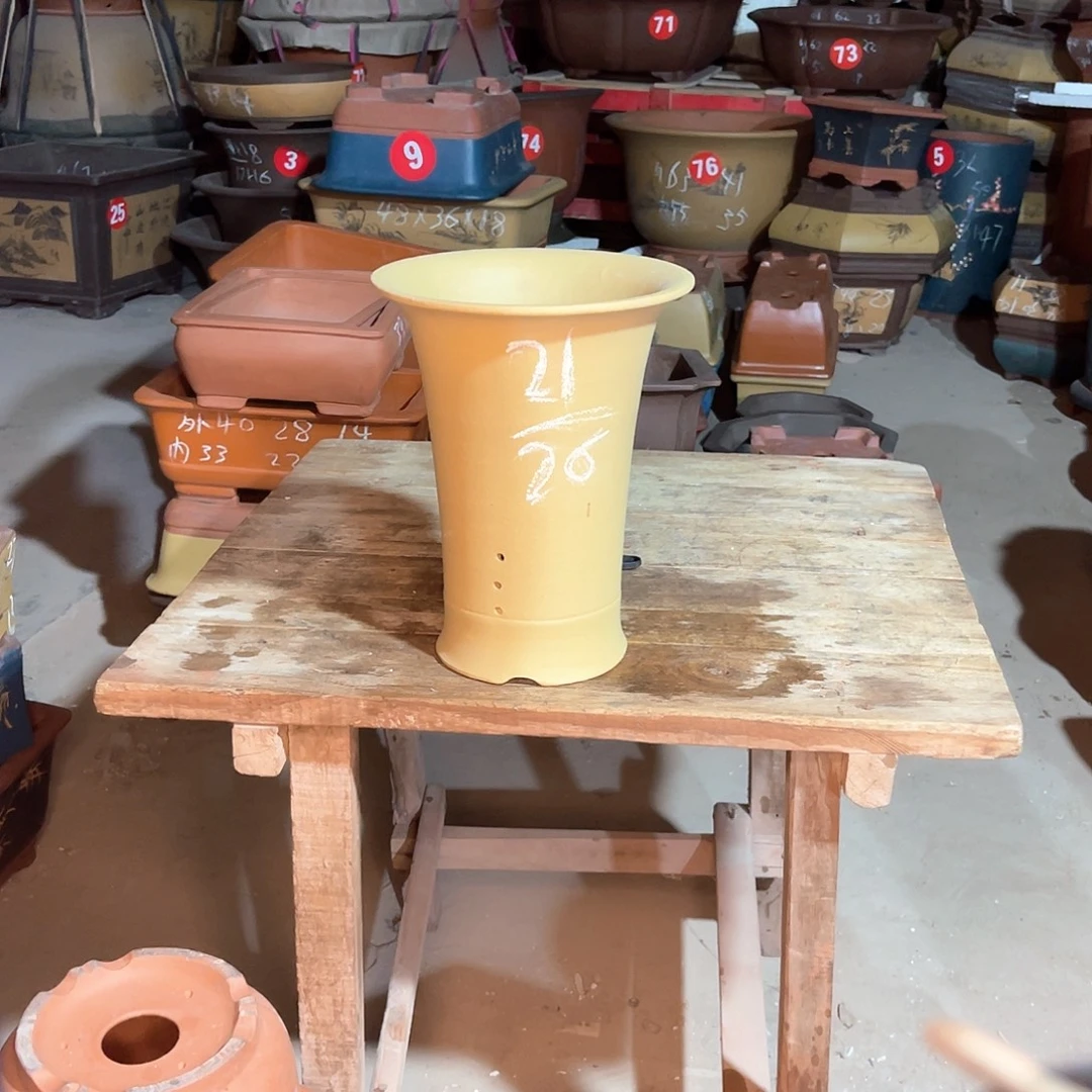 紫砂花盆高兰花盆一个