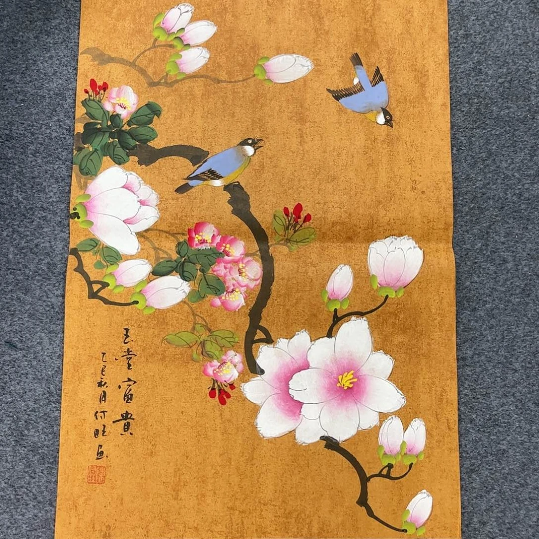 国画宣纸国画纯手绘作品