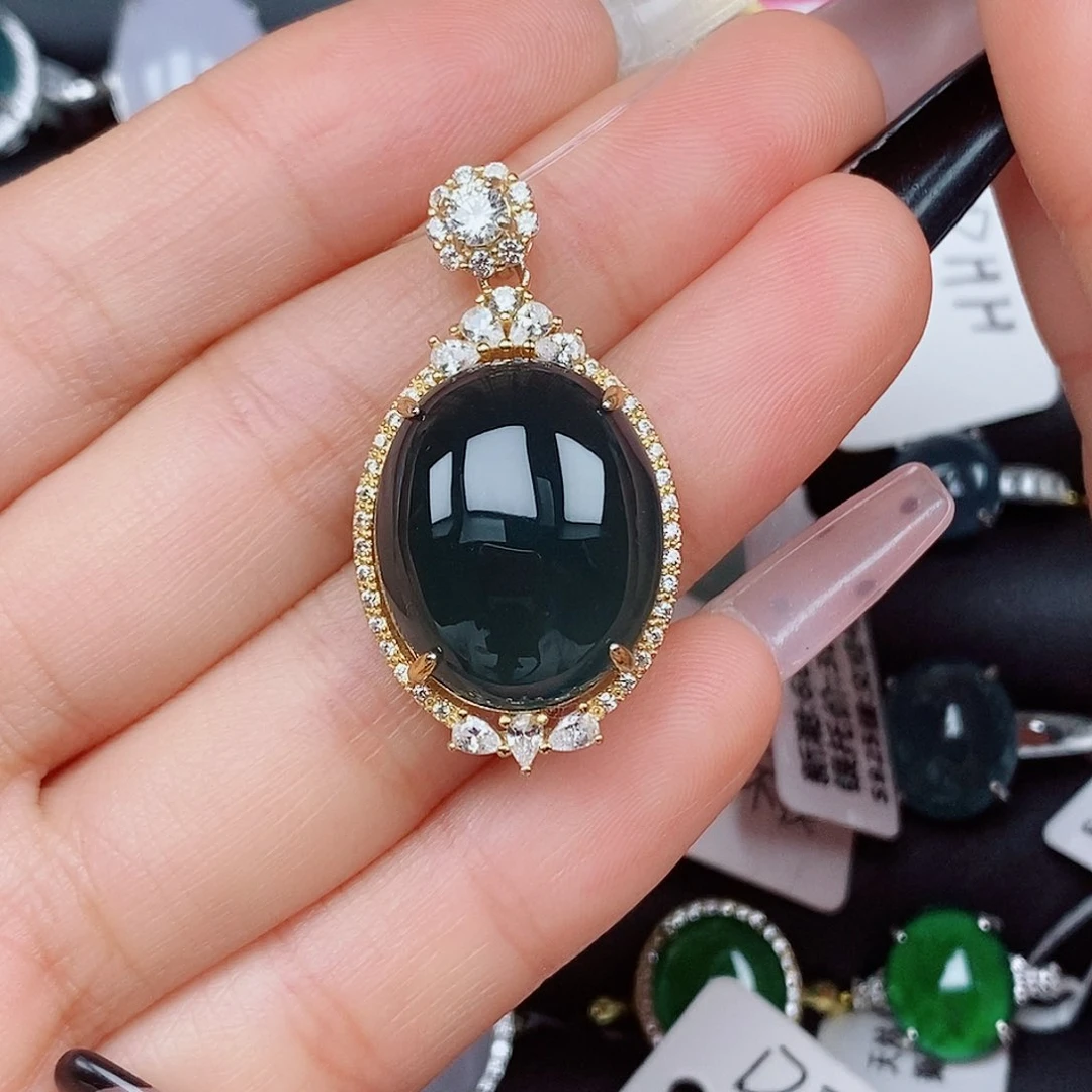 翡翠戒指未镶嵌吊坠