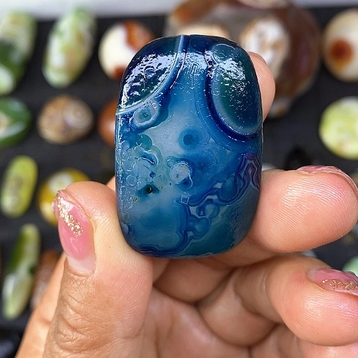 牌子无孔奇石饰品