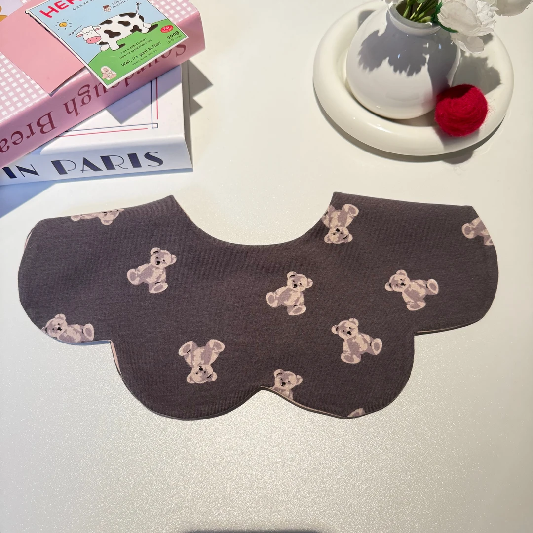 [227]侧标直播Ins婴儿口水巾宝宝围嘴柔软透气防吐奶围兜