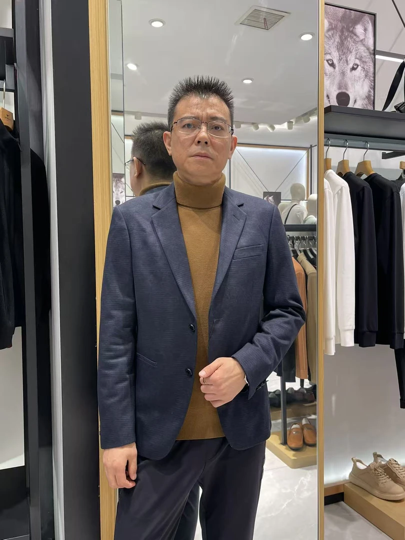Septwolves/七匹狼24年秋冬宠粉款针织西服（4725）