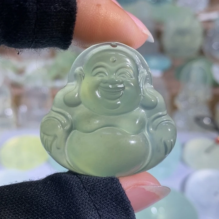 岫玉未镶嵌吊坠吊坠