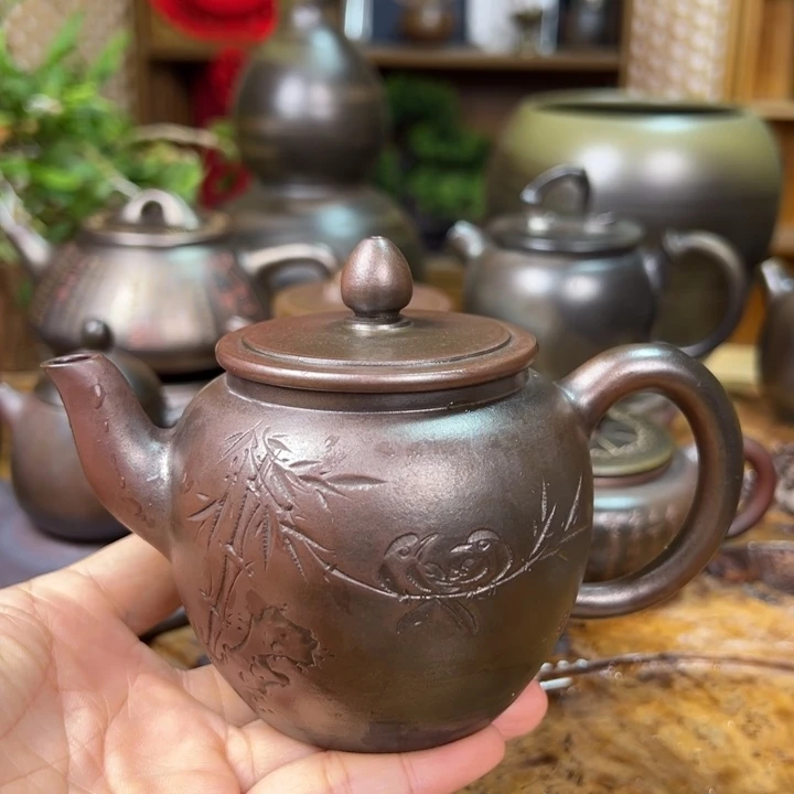 殷***哥纯柴烧坭兴陶220cc