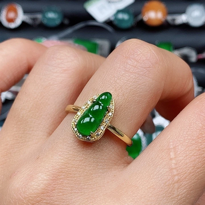 翡翠戒指未镶嵌戒指