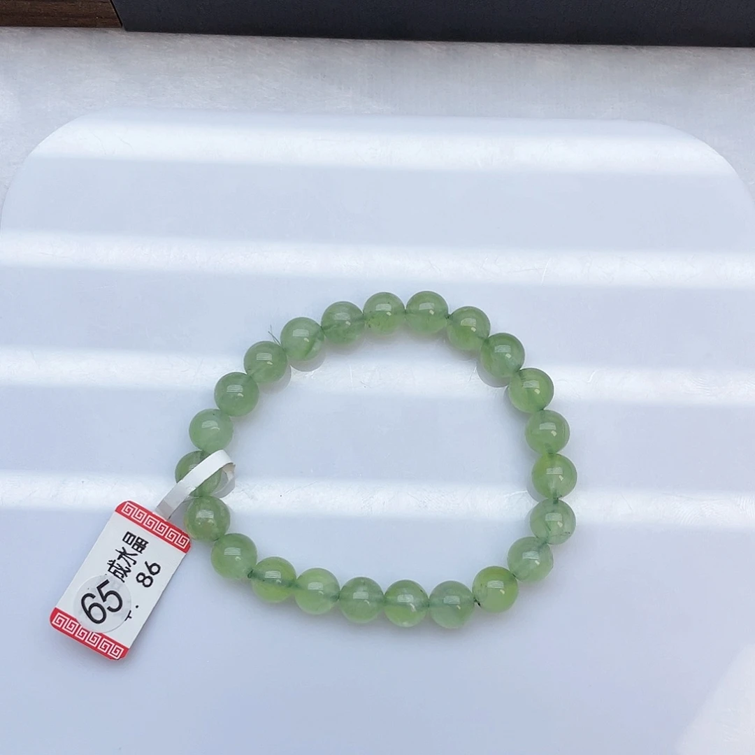 水晶手链未镶嵌葡萄石，8mm+